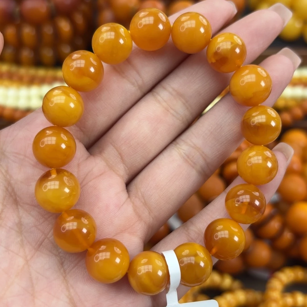 未镶嵌颈饰琥珀蜜蜡