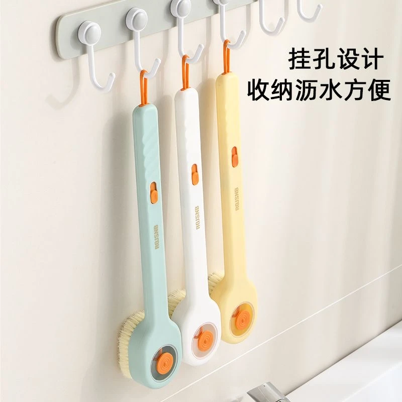 沐浴刷见外包装浴刷多功能海绵刷子 高级按压式