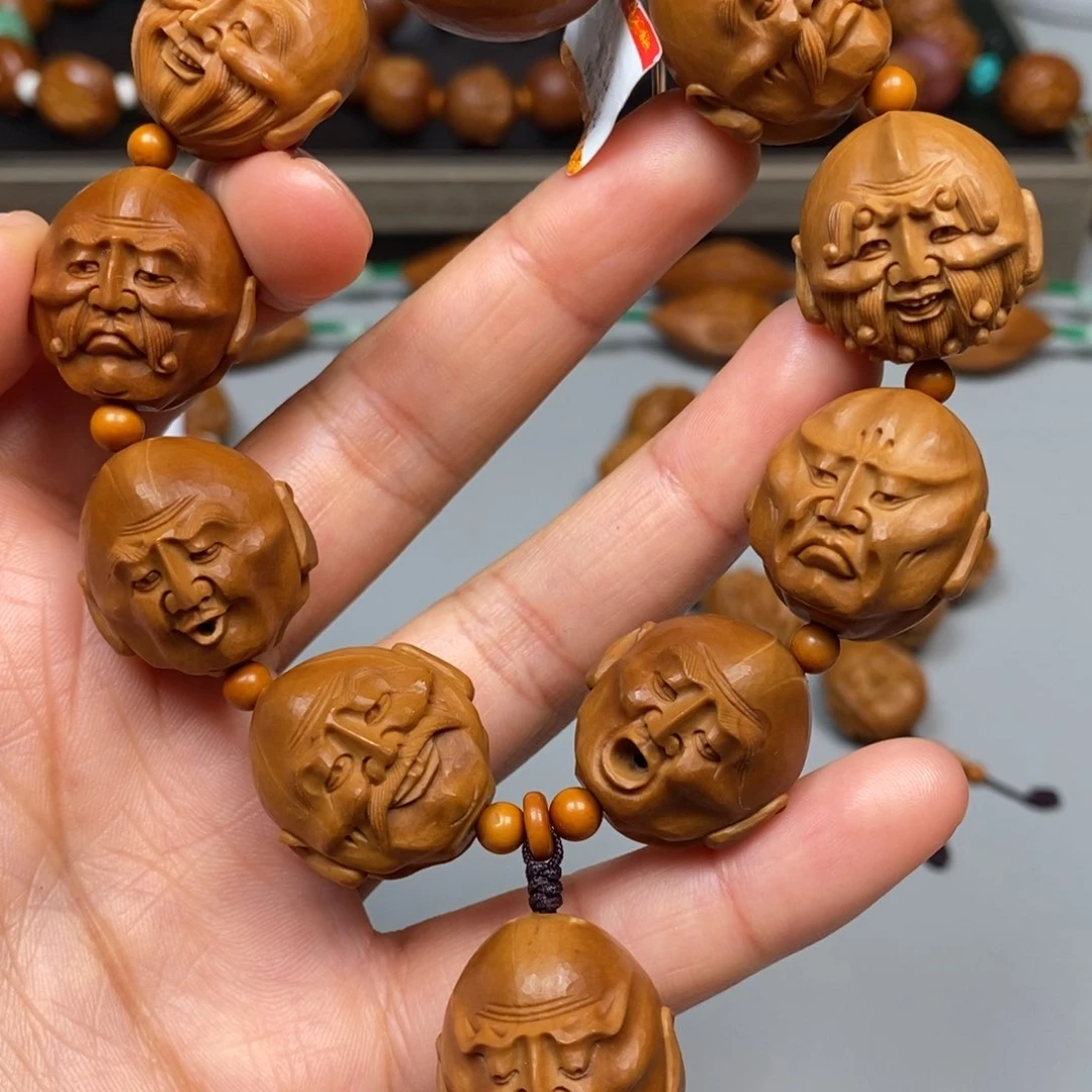 橄榄核吊坠十八罗汉