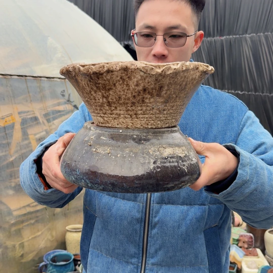 紫砂摆件个两个两个瑕疵