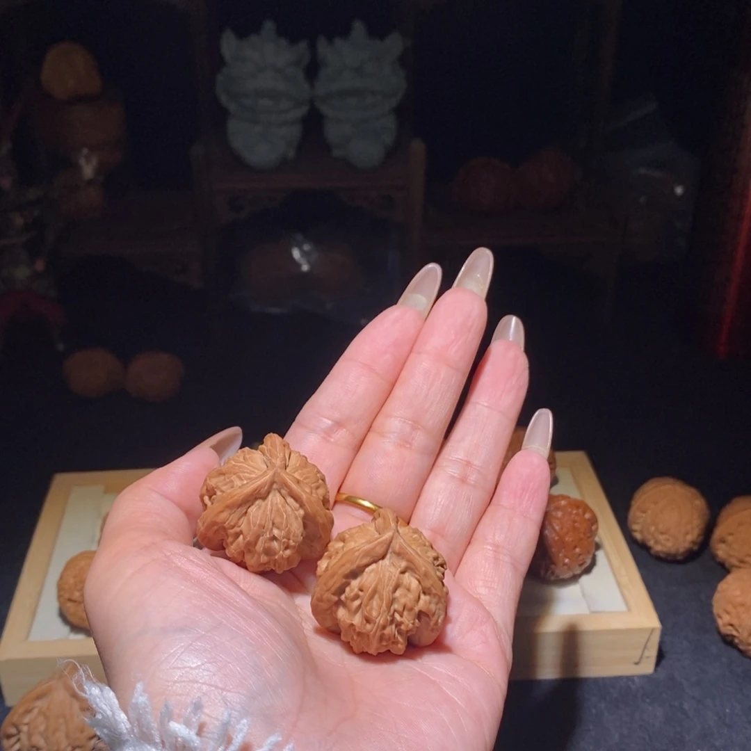 吊坠文玩核桃盘山公子帽33