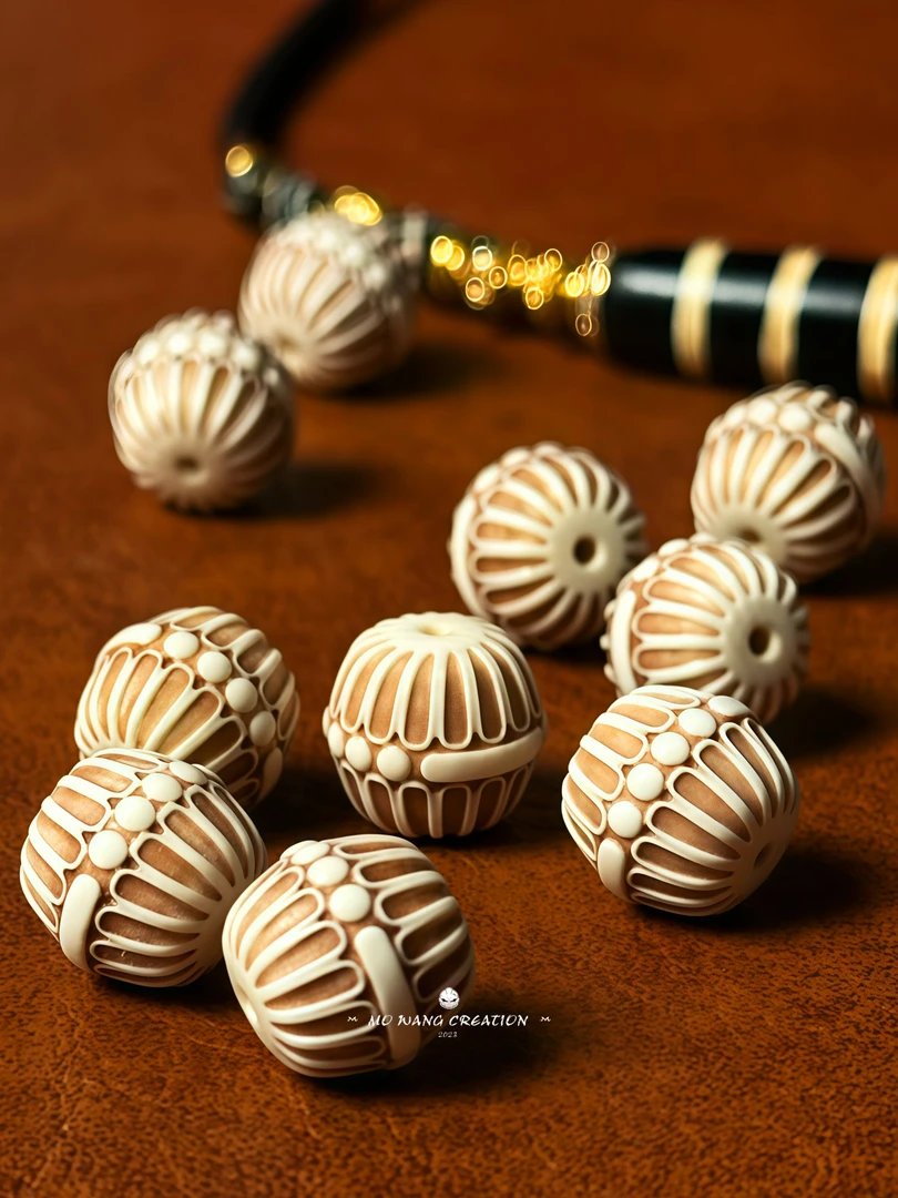 魔王造物 CREATION「 天工」猛犸 配饰 原创主题IP顶珠 格桑花