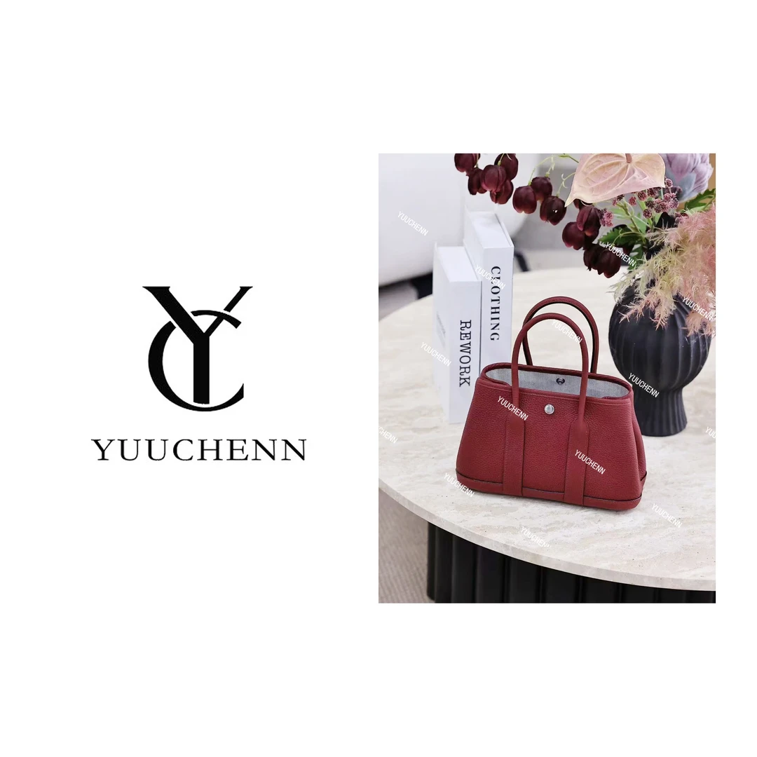 YUUCHENN/手工【花园包】negonda皮23cm爱马红钢五金HH6248