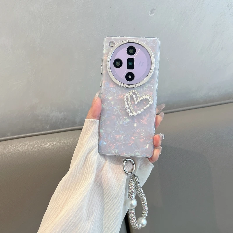 适用oppofindx7手机壳oppofindx7ultra立体爱心透明创意防摔网红