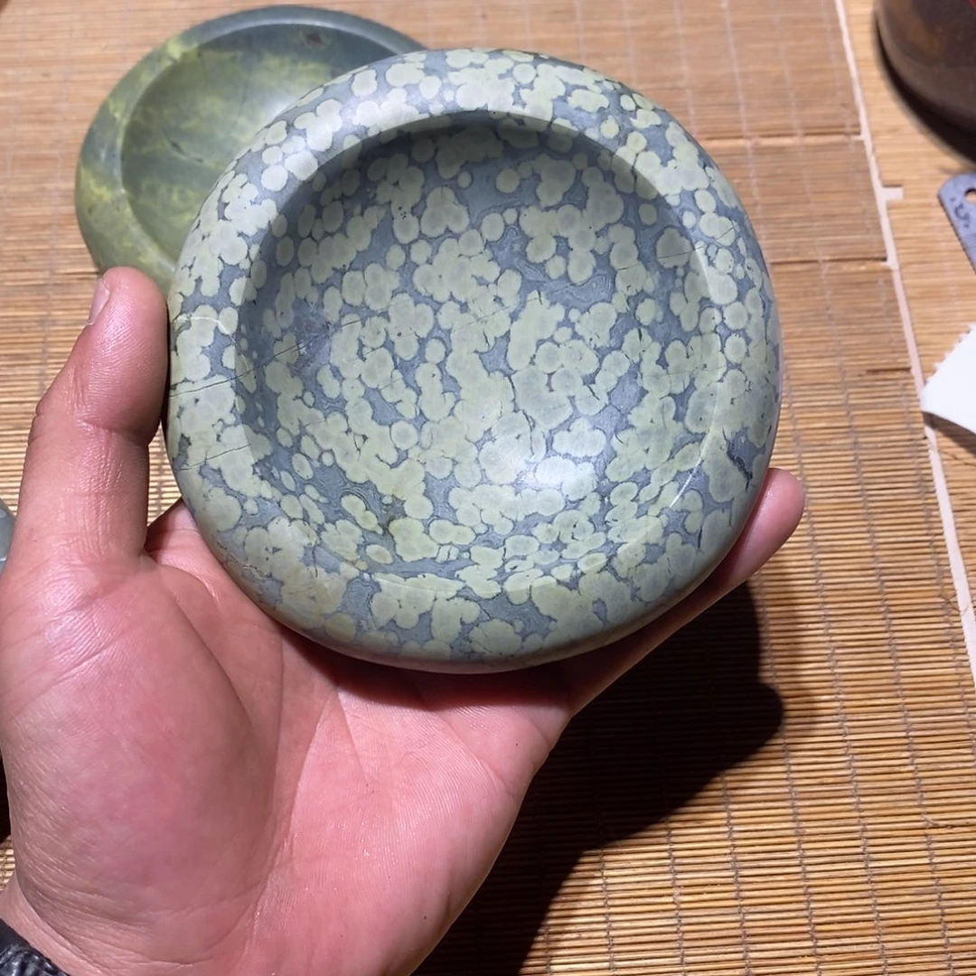 用***1葡萄石瑕疵盆包邮