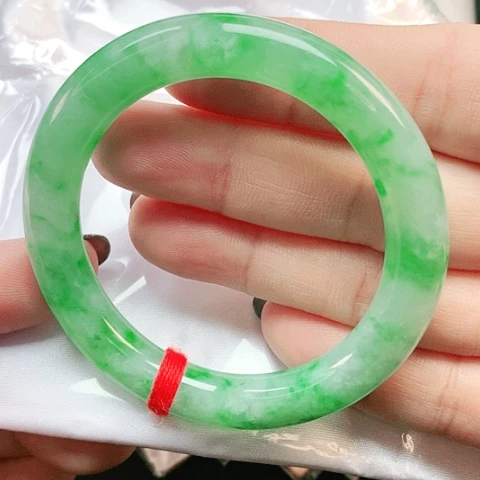 未镶嵌手镯翡翠圆条2871