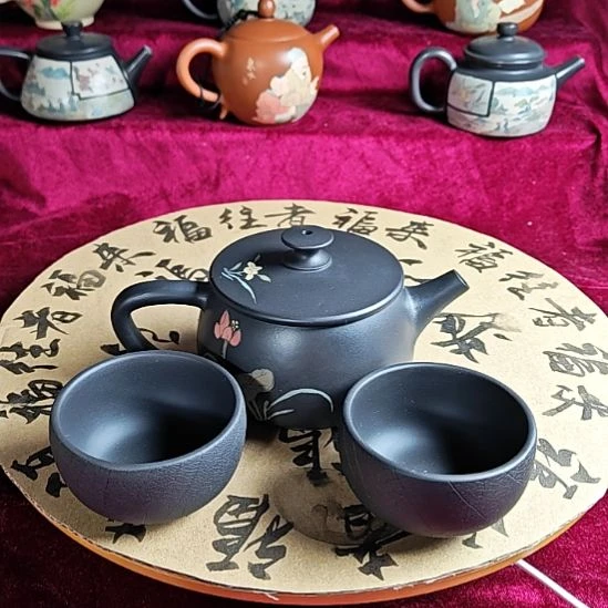 建水紫陶全品茶壶2号