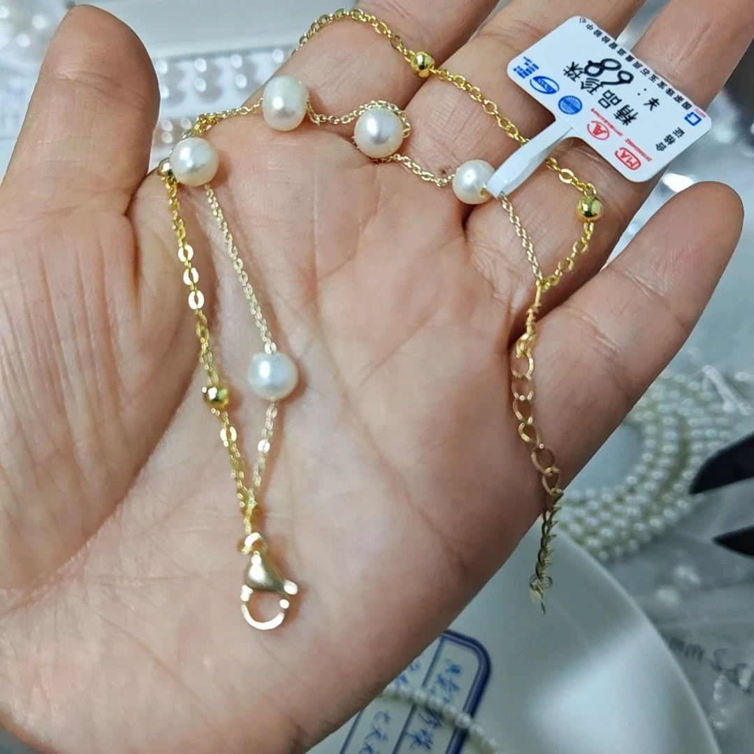 手绳淡水珍珠合金