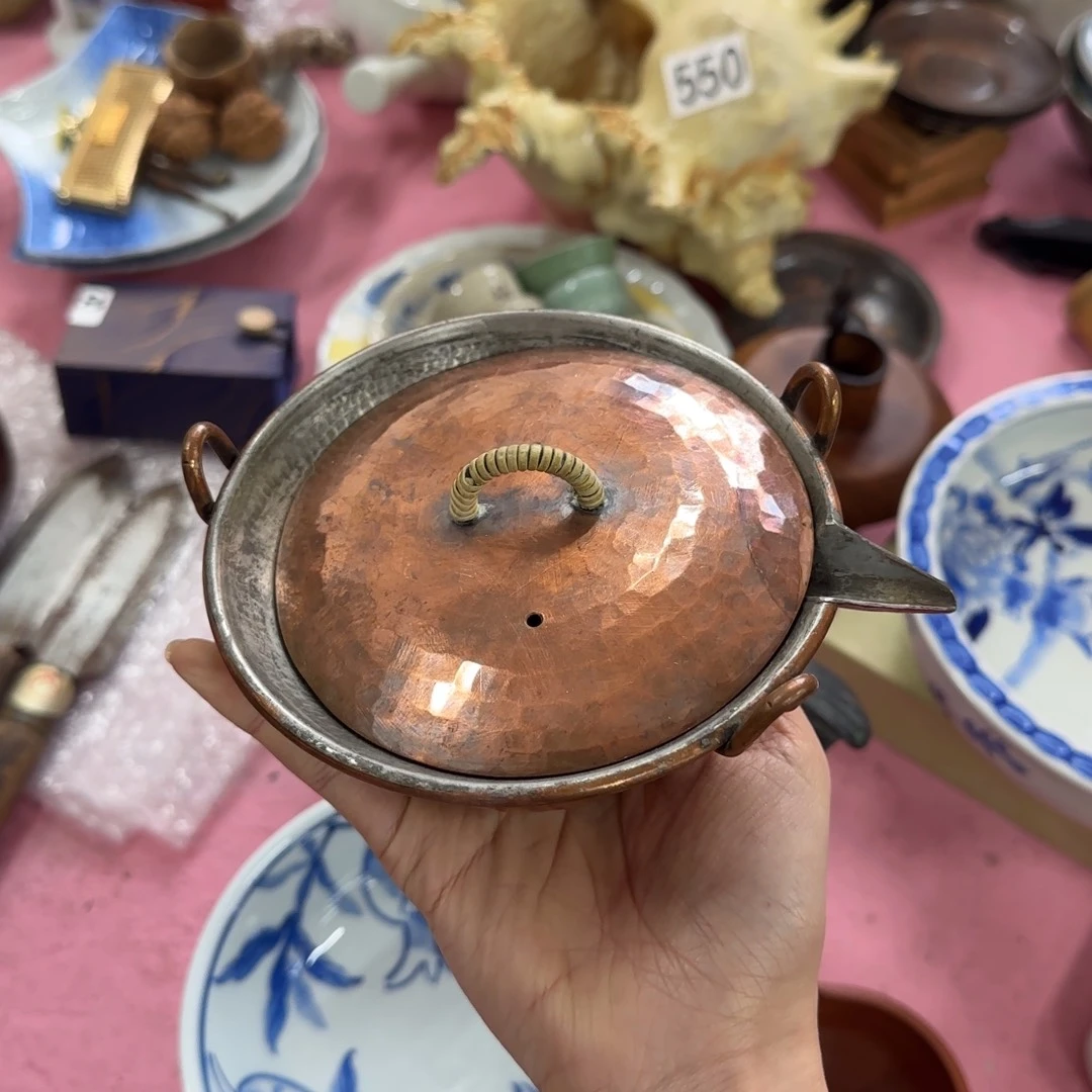 瓷片瓷片中古回流孤品一件铜锅