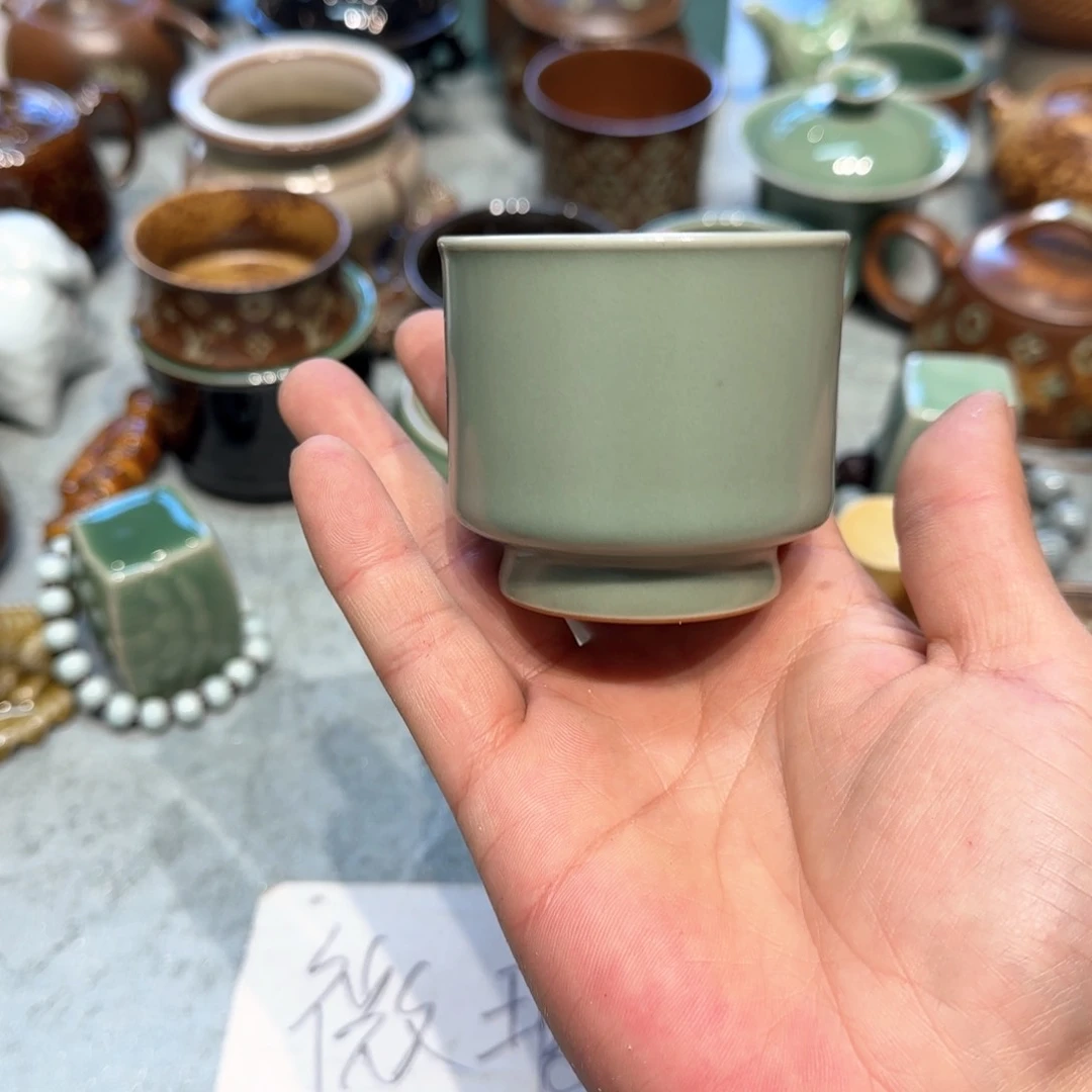 小金茶具青瓷茶器