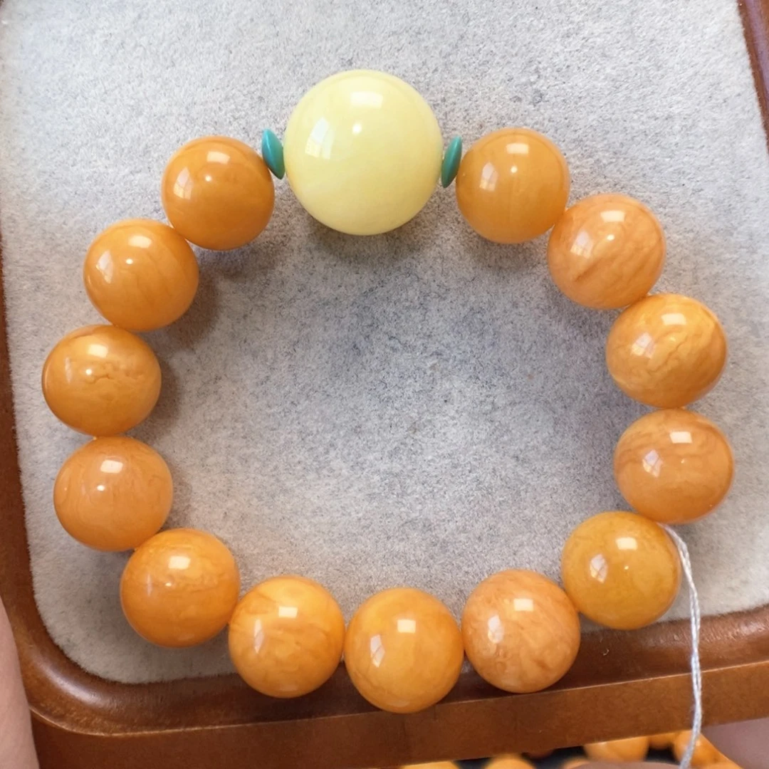 蜜蜡未镶嵌手串蜜蜡