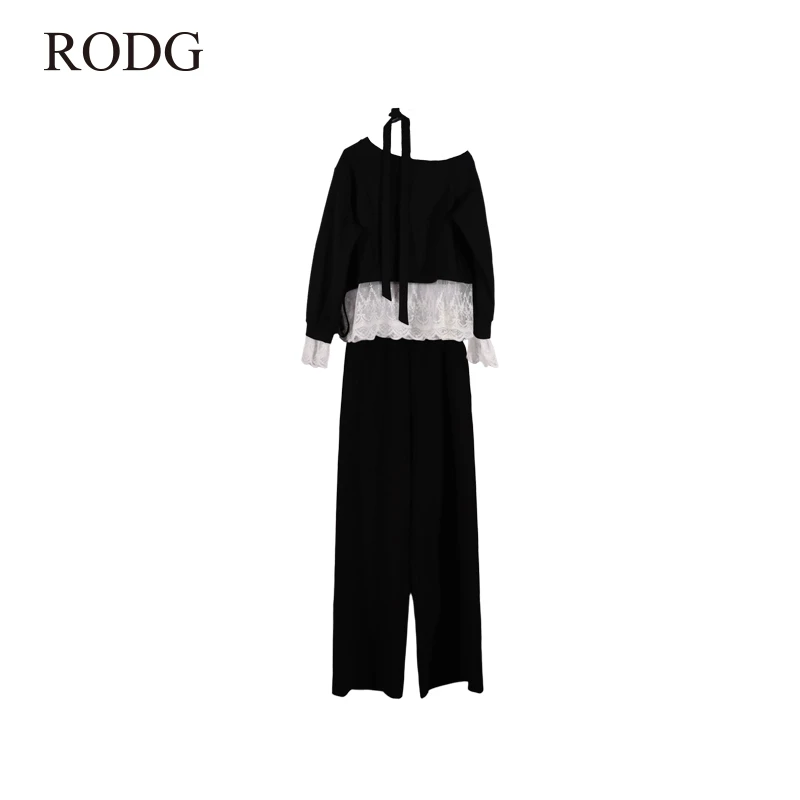 RODGR51TK0267A 春季新款简约拼接两件套裤 0267