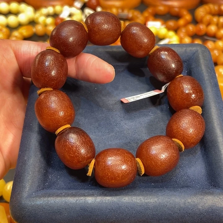 蜜蜡手链未镶嵌用****0蜜蜡