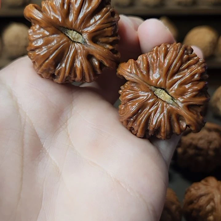 文玩核桃吊坠40回血白狮子