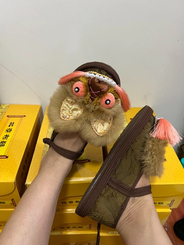 （认真的徒步爱好者-25年春款）千层底布鞋单鞋，虎头鞋。