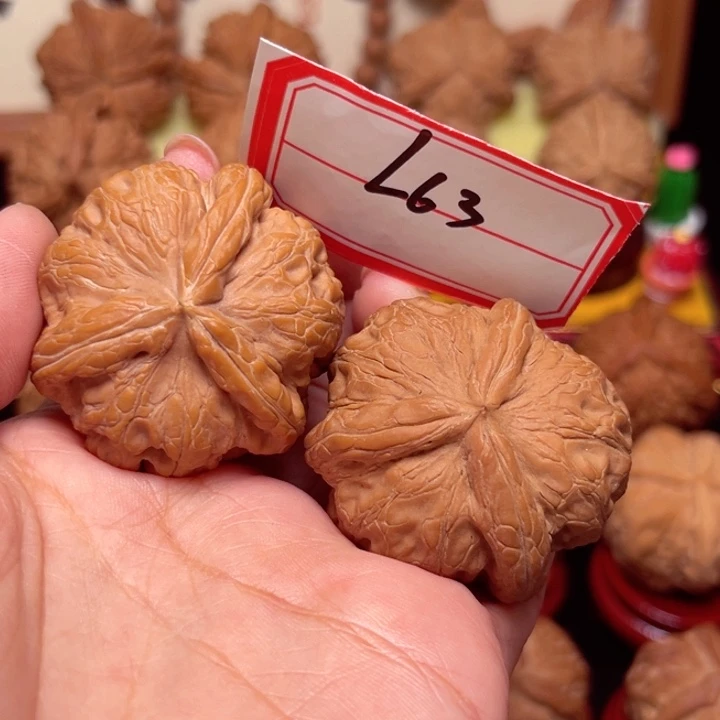 吊坠文玩核桃43全品粗筋元宝奔63