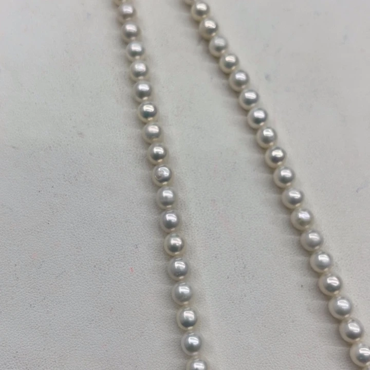 银S925镶嵌颈饰淡水珍珠00835