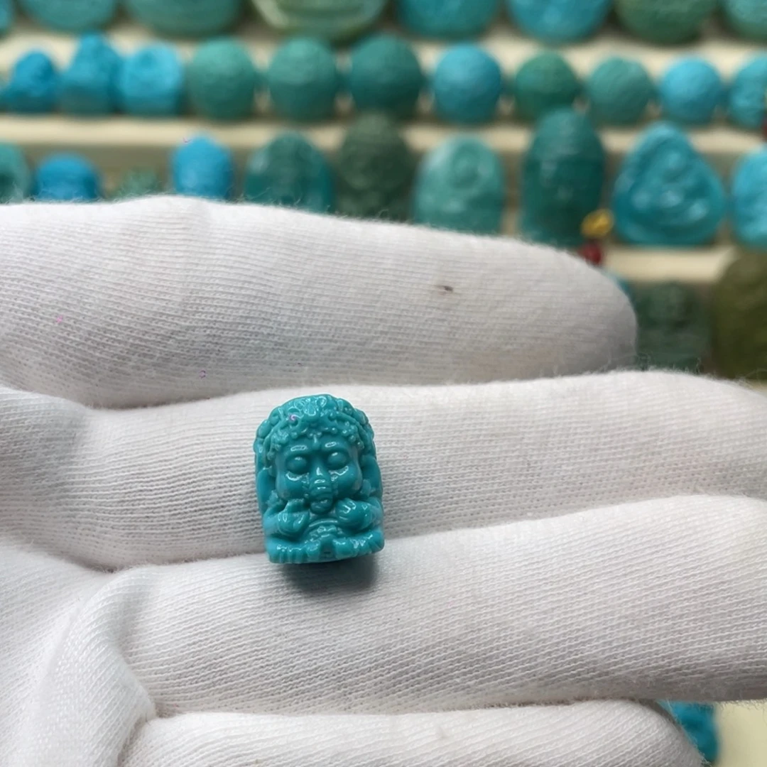 绿松石未镶嵌颈饰卡11.5-15-10