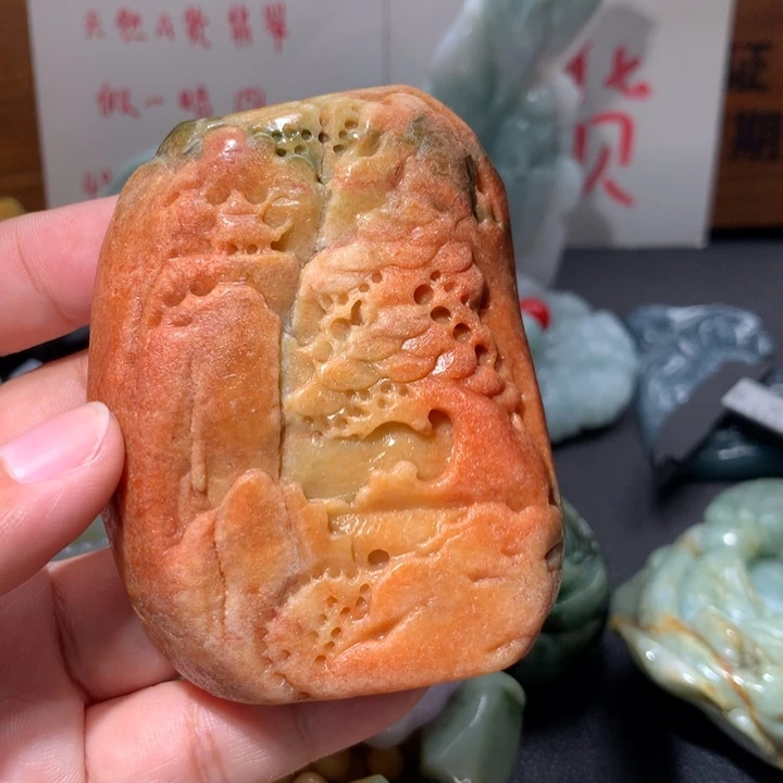 翡翠未镶嵌颈饰保真天然A货翡翠