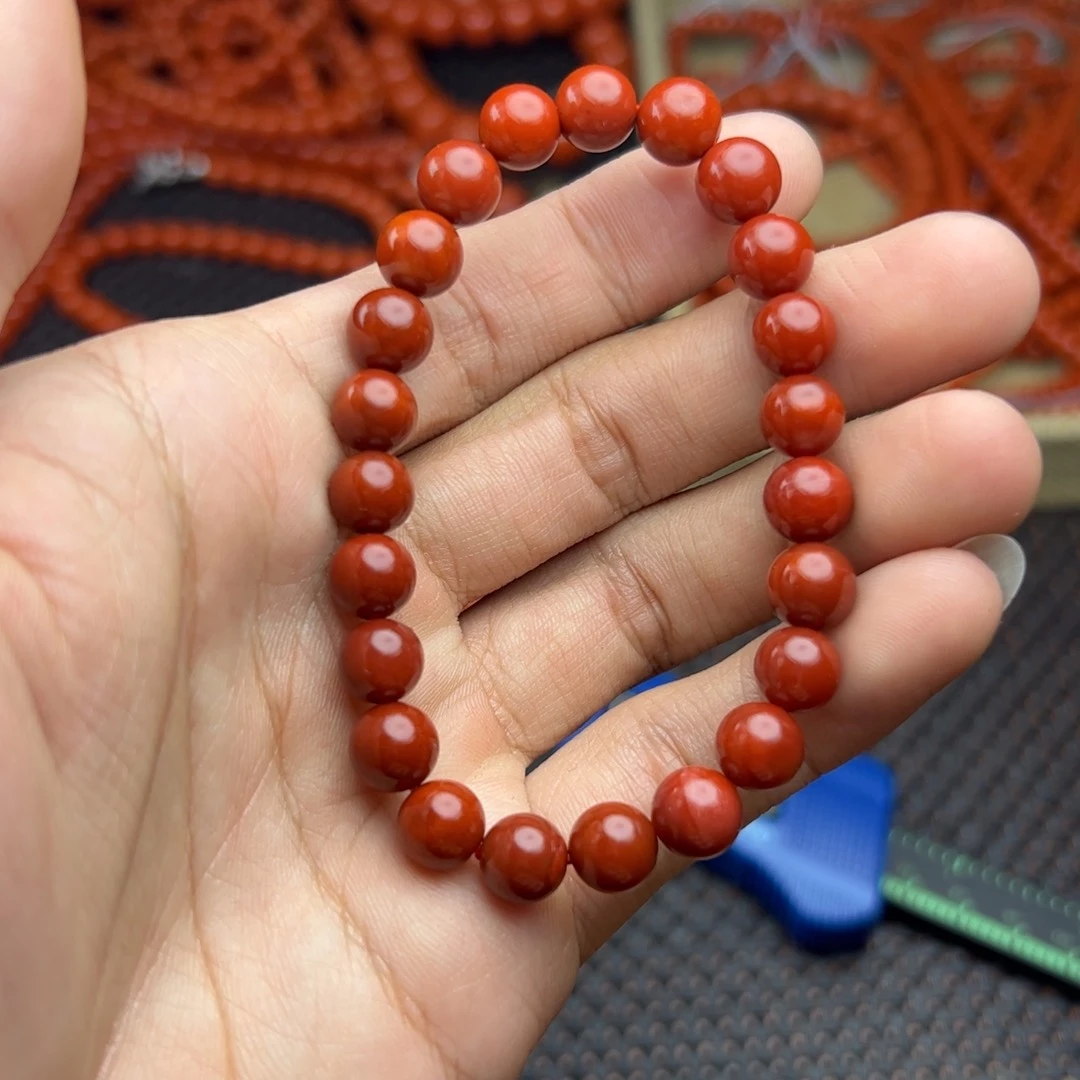 南红玛瑙手链未镶嵌
