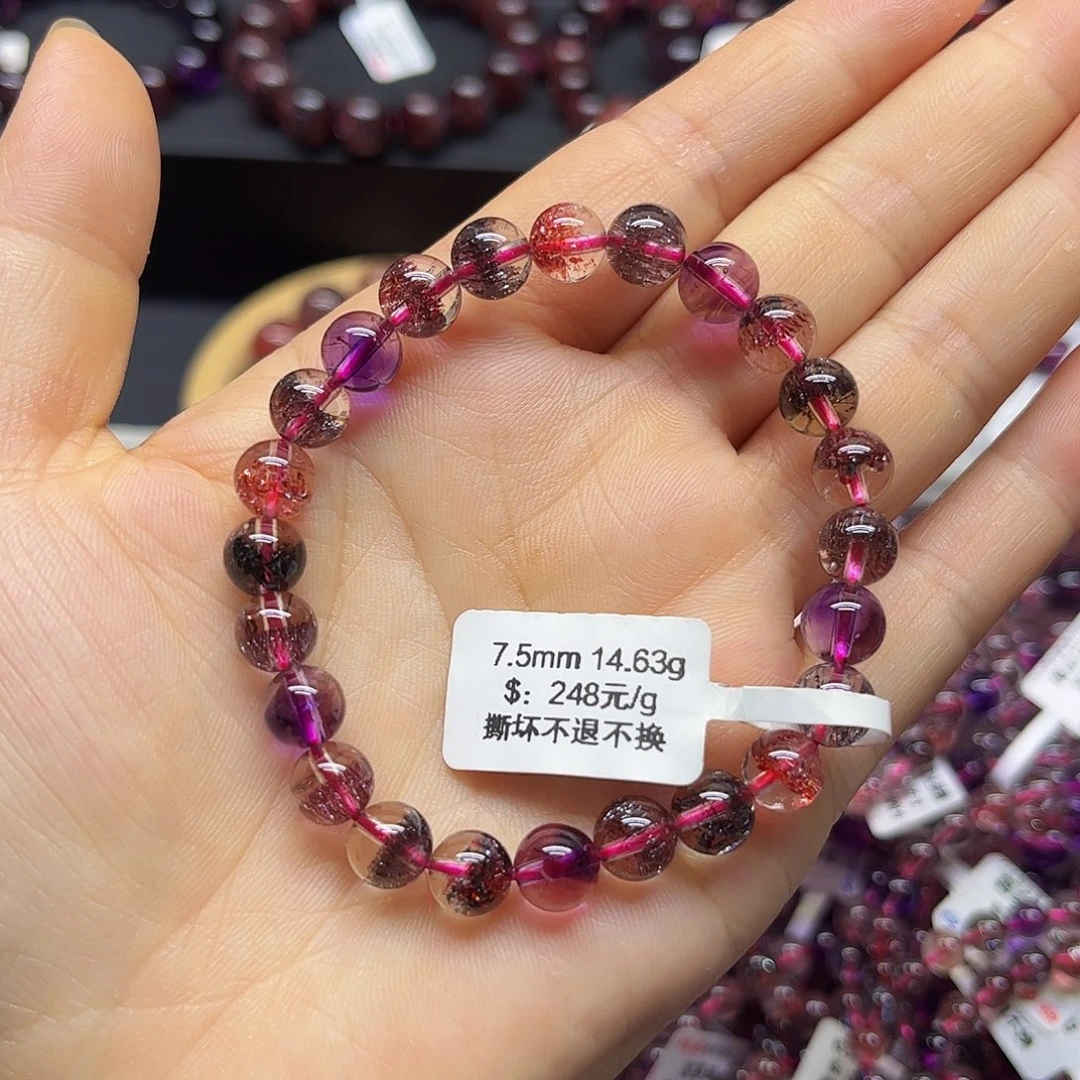 水晶手链未镶嵌天然水晶