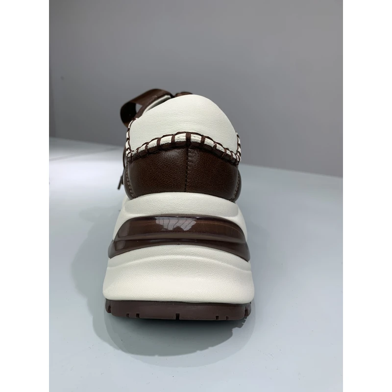 [轻奢]  时尚女款条形肌理休闲老爹运动鞋 24FW-1939