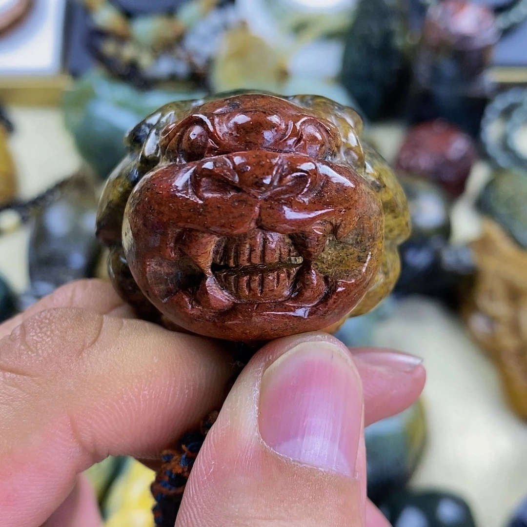 岫岩河磨玉（透闪石质玉）手把未镶嵌