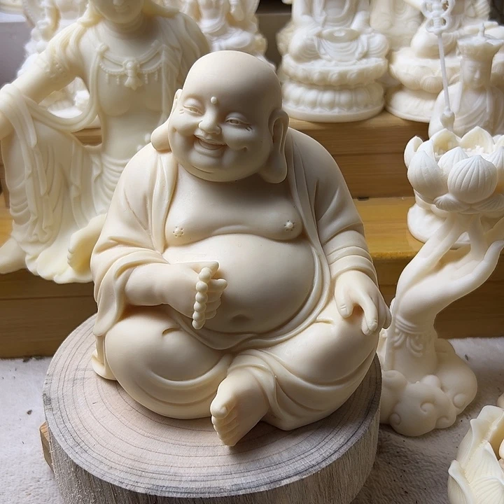 用***1藤弥勒14公分摆件➕赠品底座