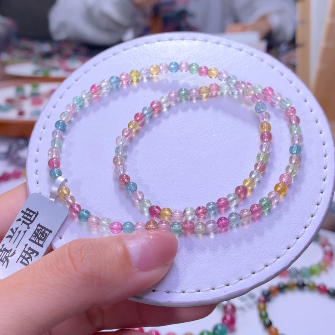 【闪购商品】未镶嵌手串碧玺3.8mm左右净体