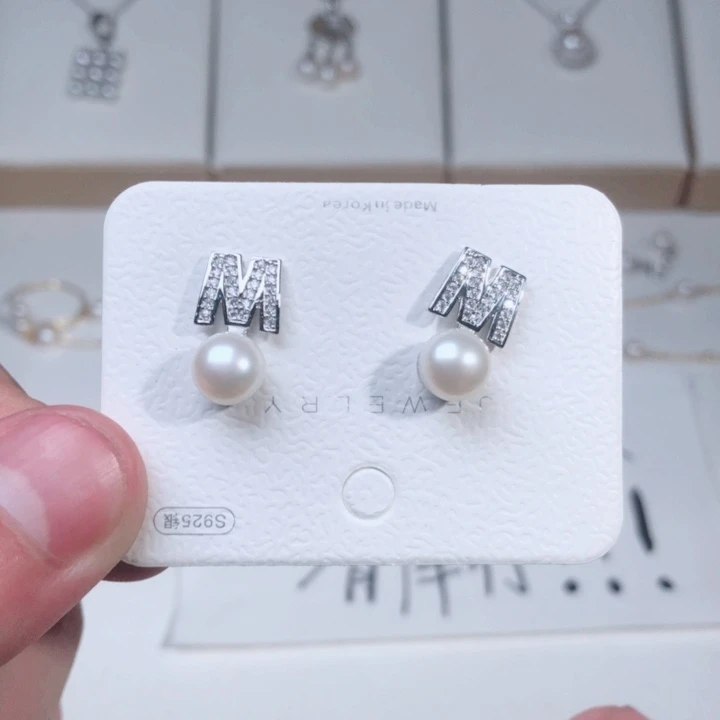 淡水珍珠未镶嵌耳饰