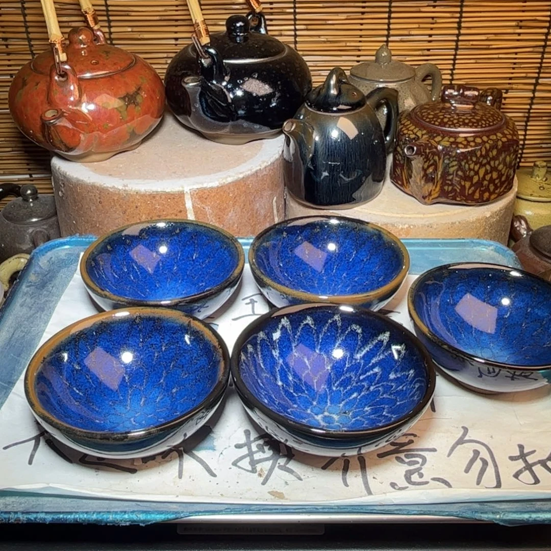 茶盏建窑建盏 微瑕作品