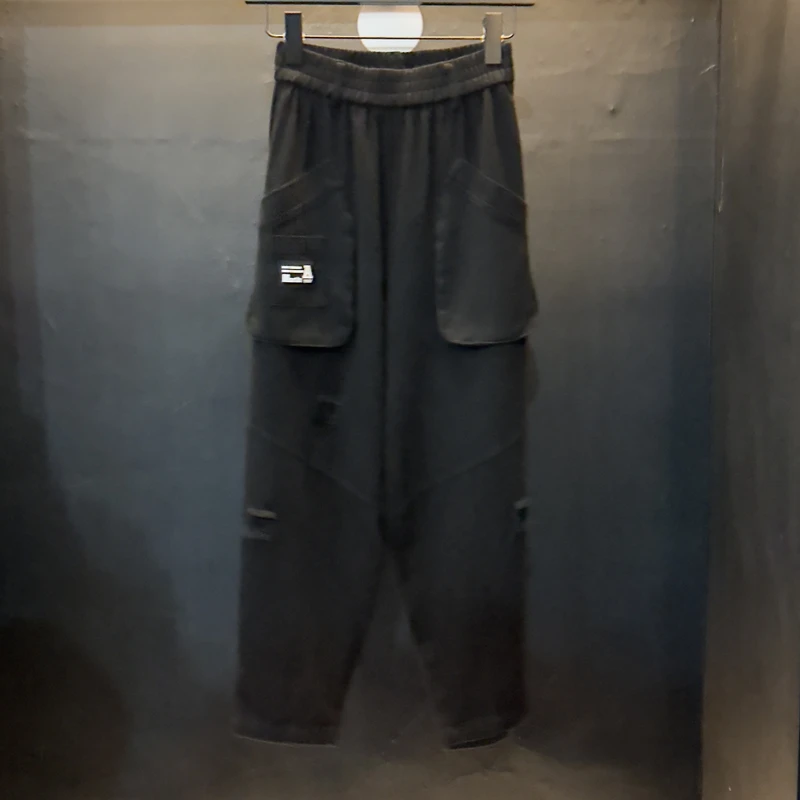 编码【B33】新款高级裤阔腿裤垂感轻奢松弛休闲裤