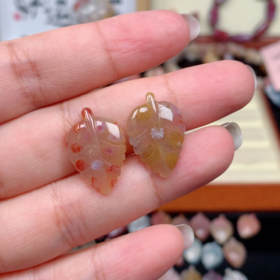 硅化玉珊瑚玉未镶嵌