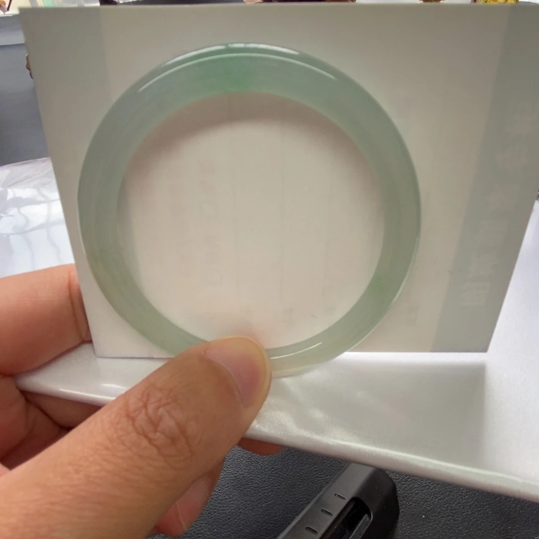 翡翠未镶嵌手镯天然缅甸翡翠手镯A货