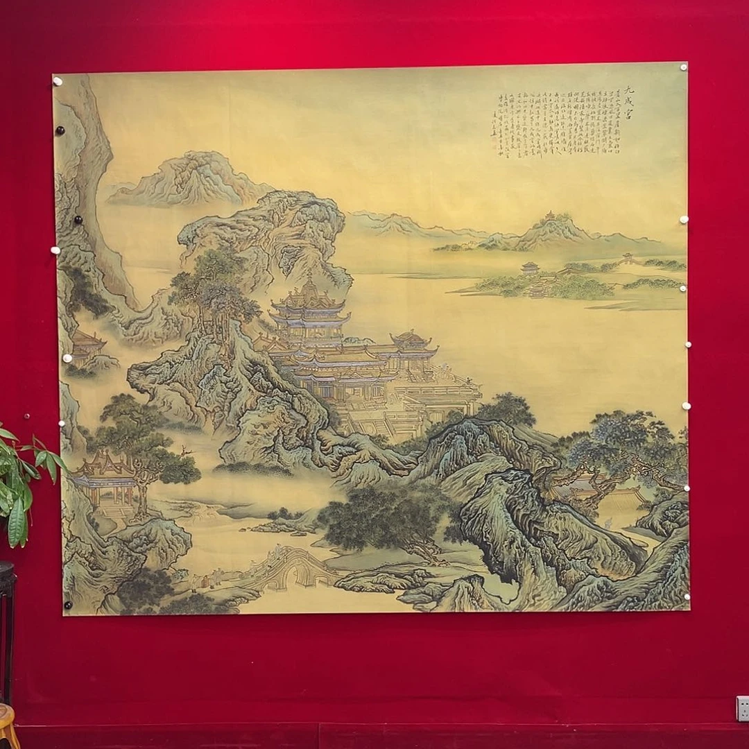 国画凌行志手绘作品