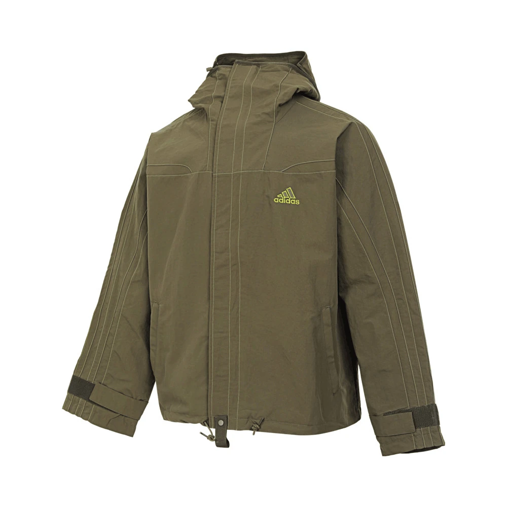 adidas Originals阿迪三叶草2025男子舒适运动梭织连帽外套JD5420