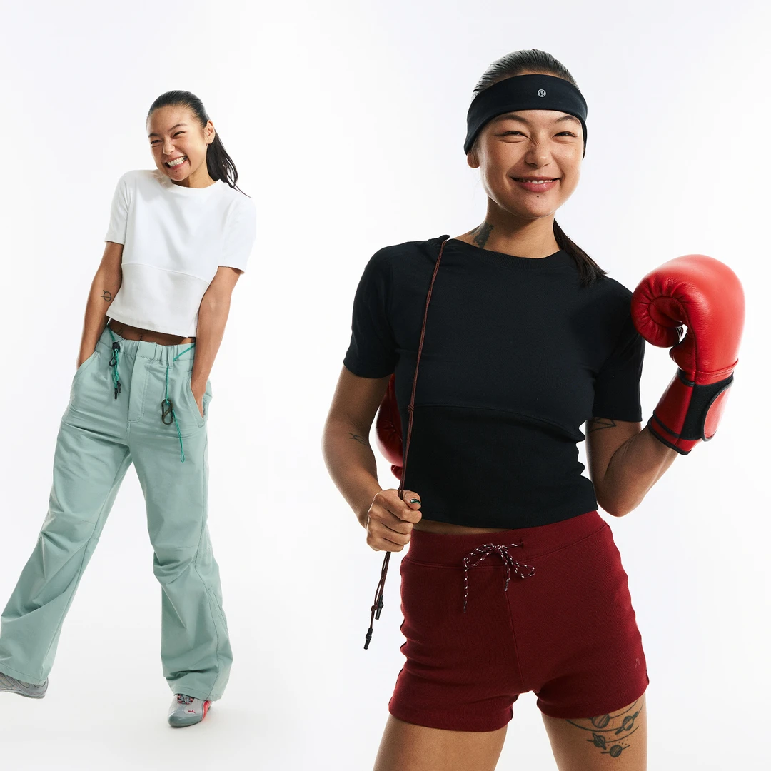 NORYBRAND女生系列 螺纹款紧身短袖 纯色质感简约运动T恤