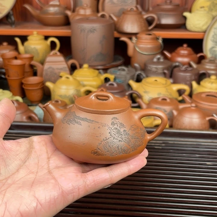 茶壶紫砂小晃口容量180