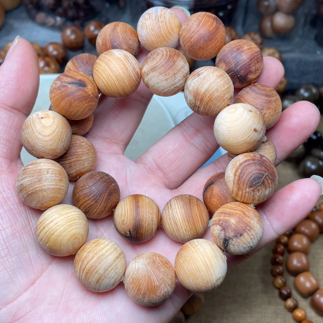 柏木（崖柏）无事牌1.8太行崖柏陈化入门瑕疵珠