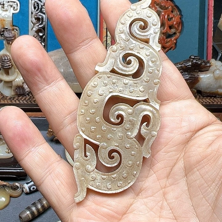 和田玉挂件未镶嵌A****9