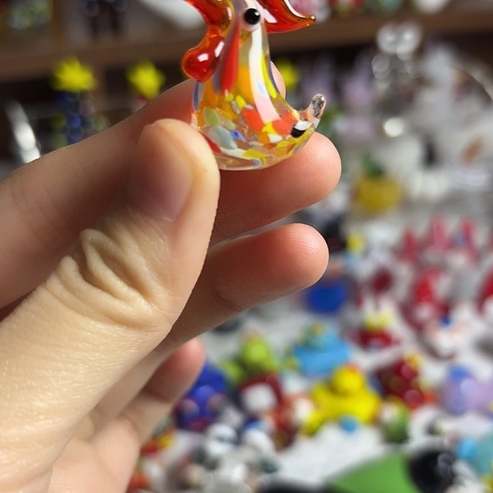 手工艺品琉璃小鸡摆件