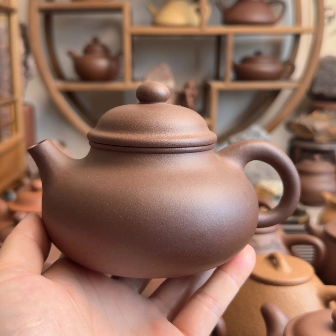 茶壶紫砂容天380cc台西嫩底槽清