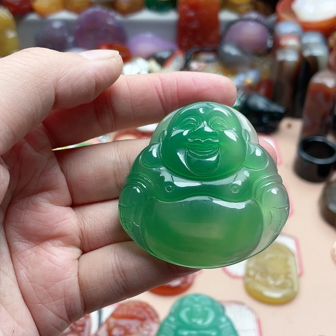 玛瑙/玉髓颈饰合金石**秀