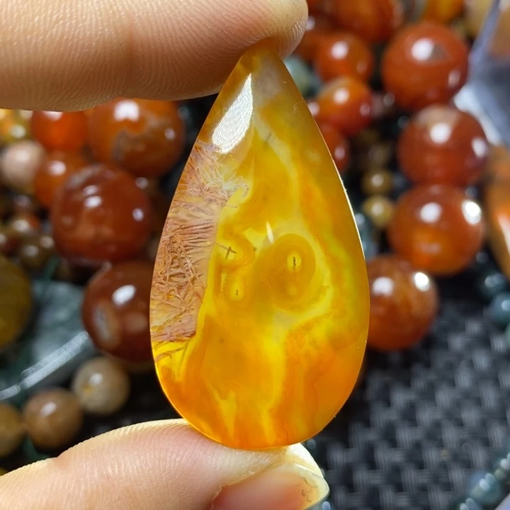 玛瑙/玉髓颈饰未镶嵌大*