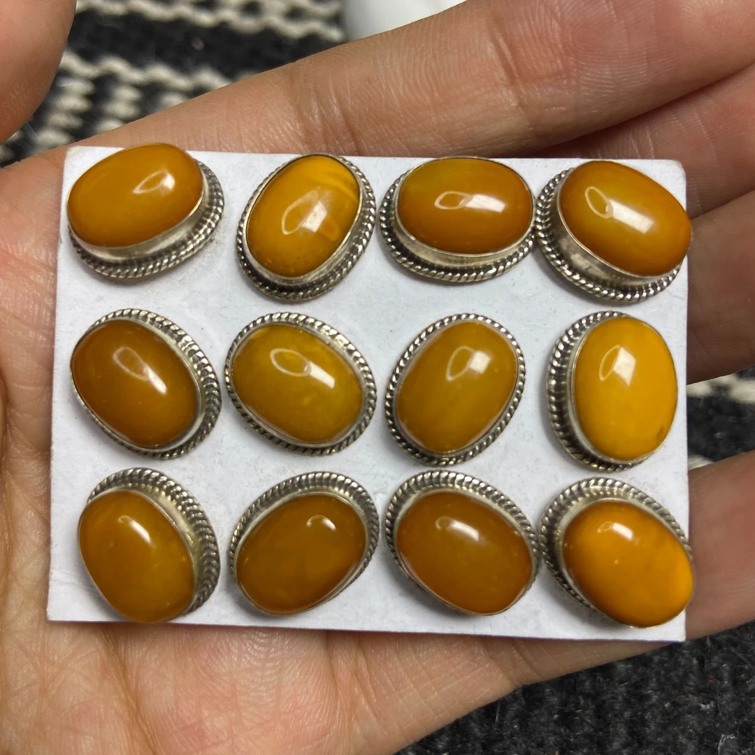925银耳饰 925银耳钉 尼泊尔老蜜耳钉 一树一菩提