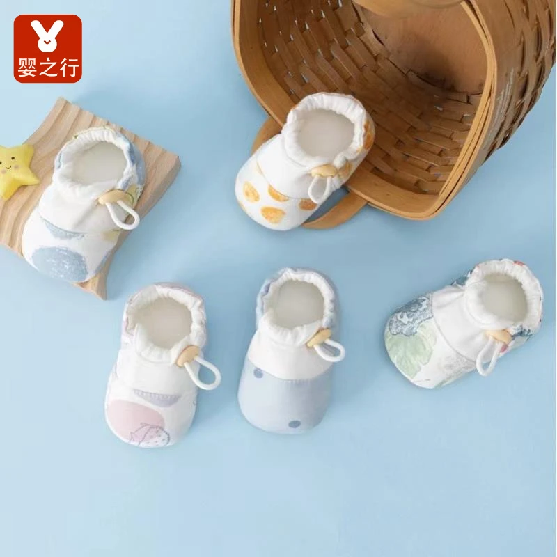 婴儿鞋子春秋冬季纯棉软底防滑学步鞋新生宝宝0-3-6个月12穿防掉