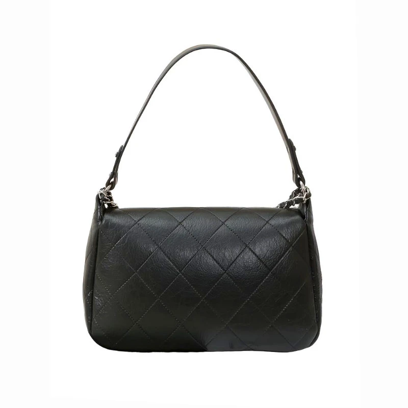 【CF】2025新款轻奢百搭手提斜挎单肩包 2832-黑色