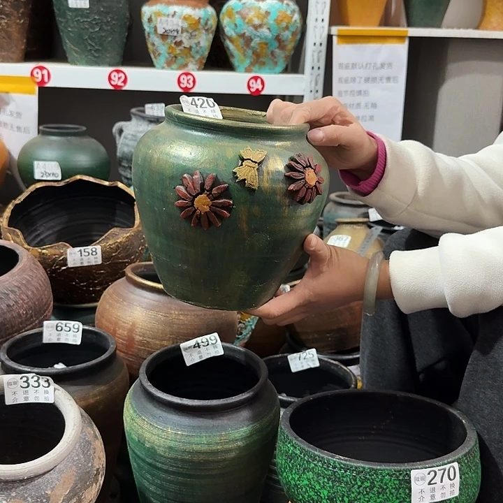 金绿坛子450高度20口径14