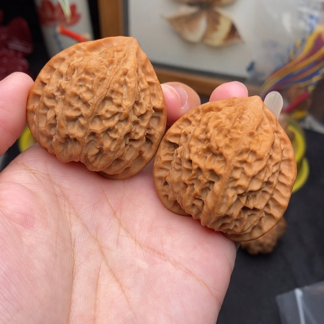 把件文玩核桃42平谷金牛