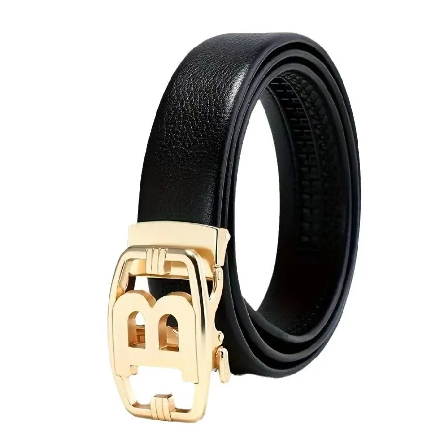 Covelohe合金B男士皮带商务腰带自动扣皮带自动卡扣z